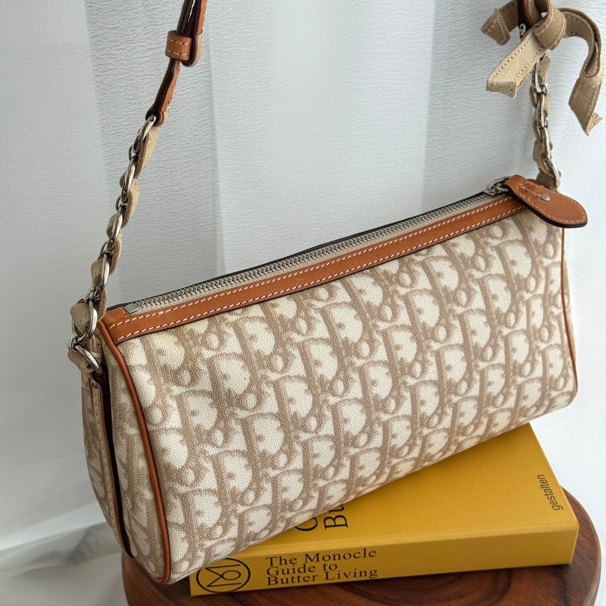 Dior Trotter Romantique Two-way Bag - Leluxe Vintage Sdn. Bhd.