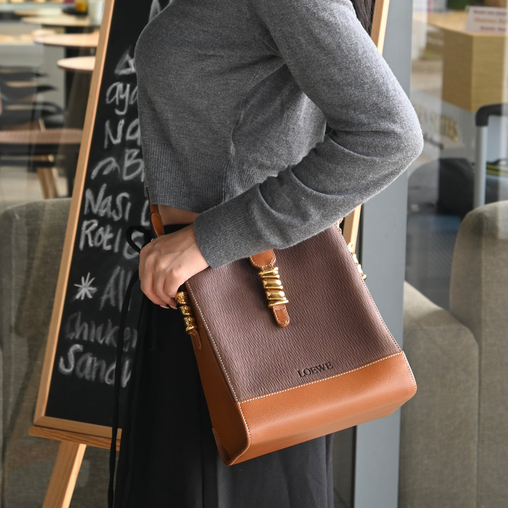 Loewe Velasquez Twist Crossbody Bag - Leluxe Vintage Sdn. Bhd.