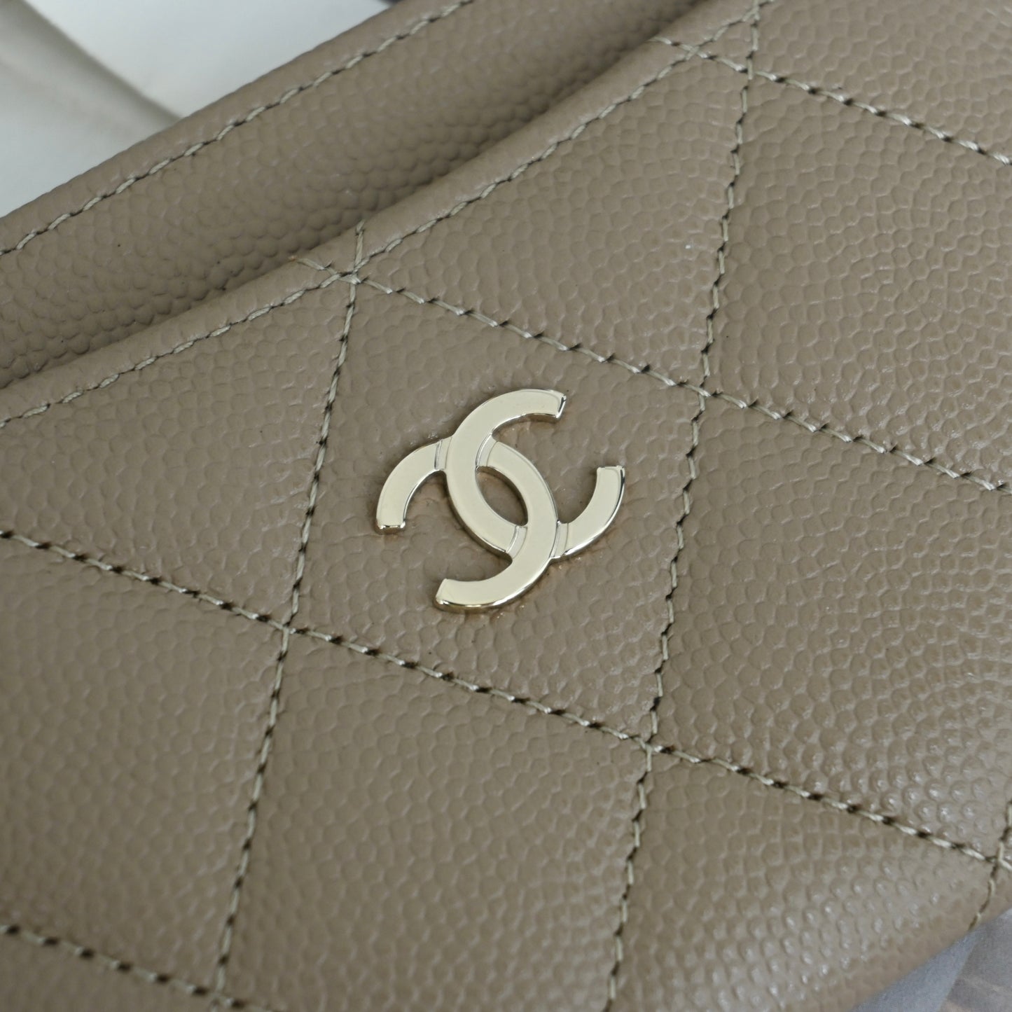 Chanel Classic Cardholder Beige