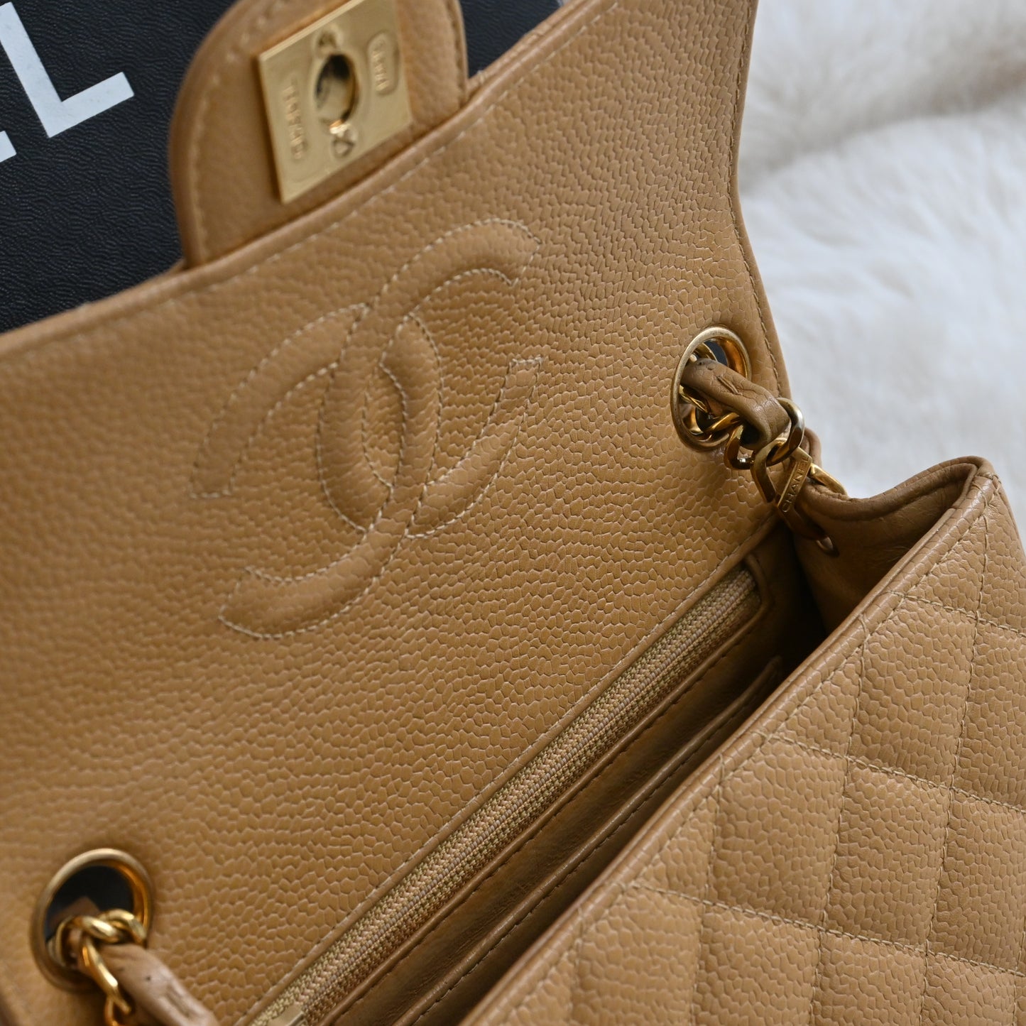 Vintage Chanel Mini Square Classic Flap Bag