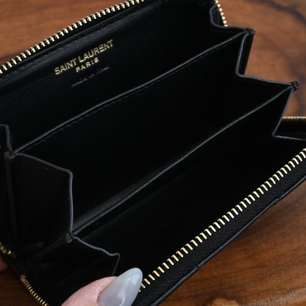 YSL Cassandre Matelasse Coin Card Wallet
