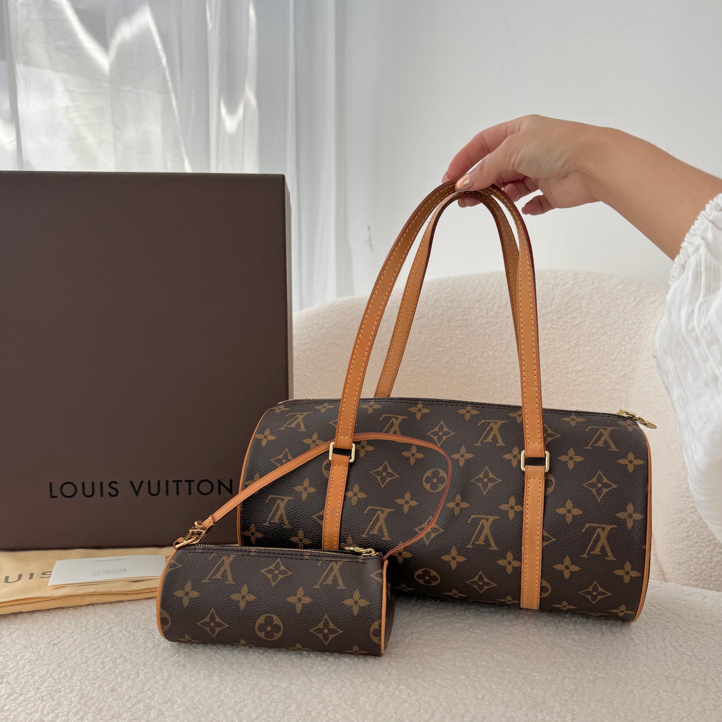 Louis Vuitton Papillon 30 with mini papillon