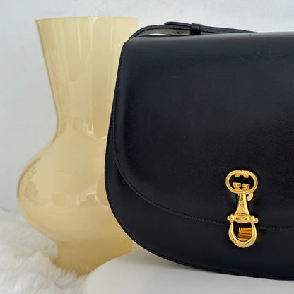 Old Gucci Saddle Shoulder Bag