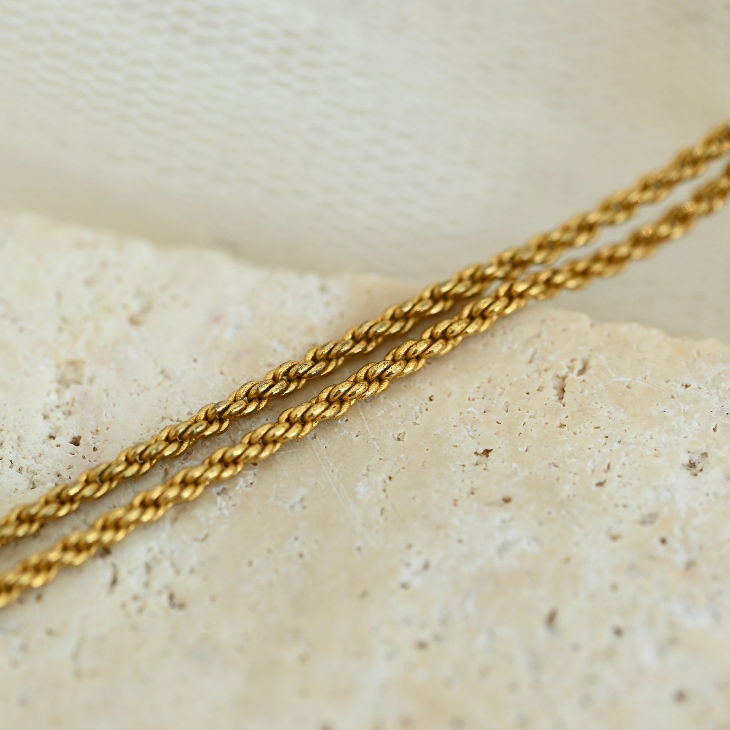 Christian Dior CD Rope Necklace