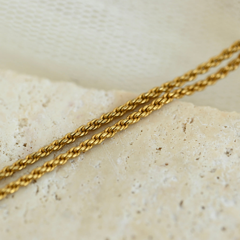 Christian Dior CD Rope Necklace - Leluxe Vintage Sdn. Bhd.