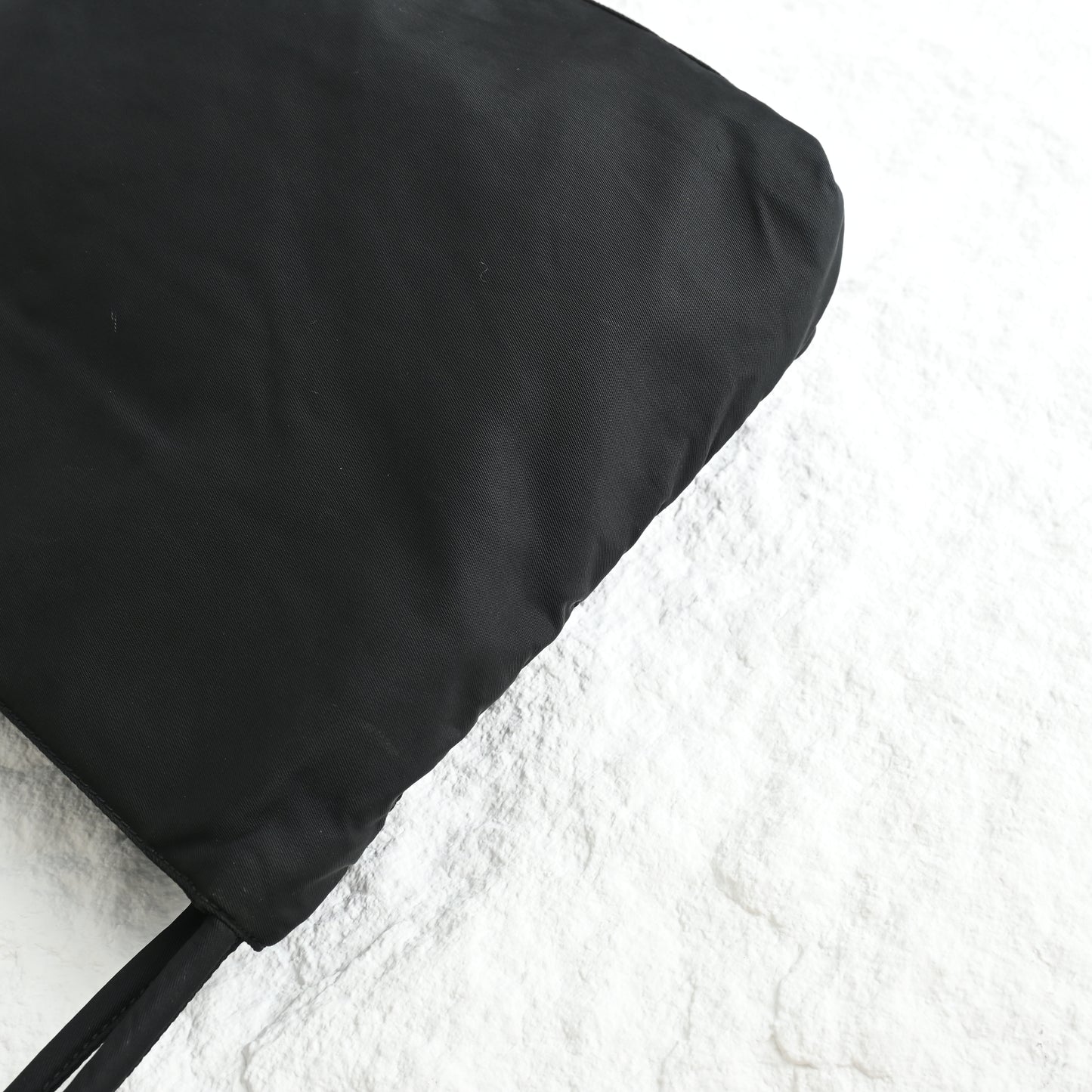 Prada Small Nylon Tote Black