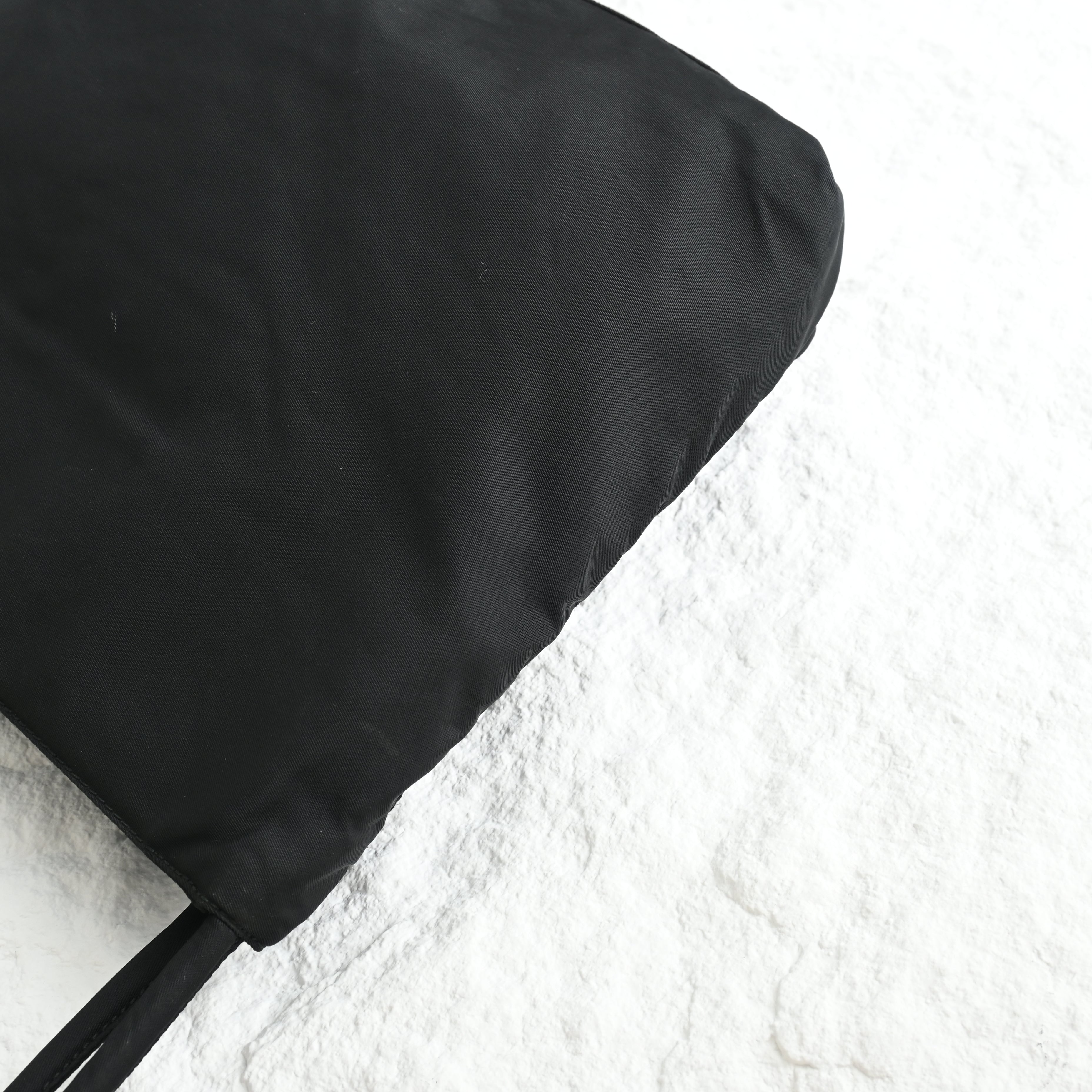 Prada Small Nylon Tote Black - Leluxe Vintage Sdn. Bhd.