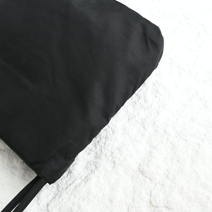 Prada Small Nylon Tote Black