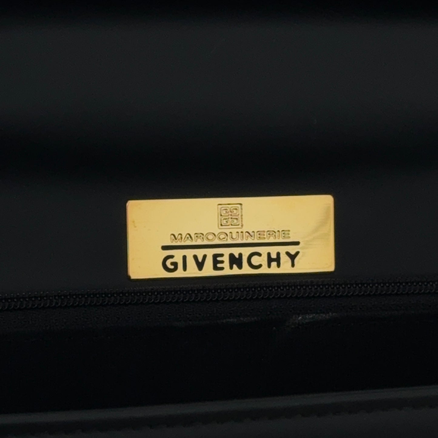 Givenchy Kelly Matte Black Top Handle Vintage Bag