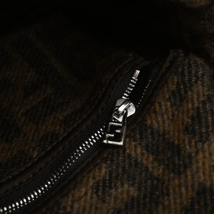 Fendi Zucca Baguette Wool Brown Monogram