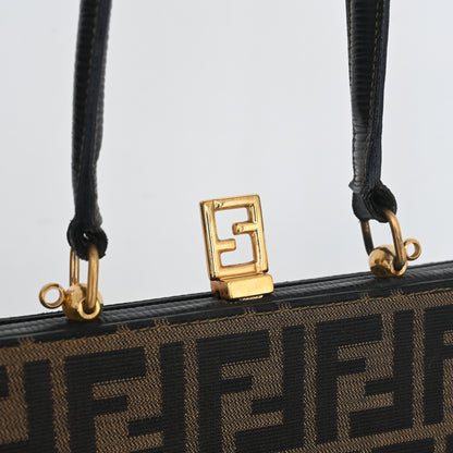 Fendi Zucca Monogram Top Handle Tote
