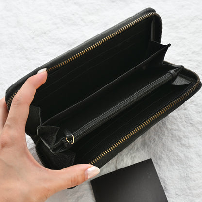 Gucci Print Zip Around Wallet