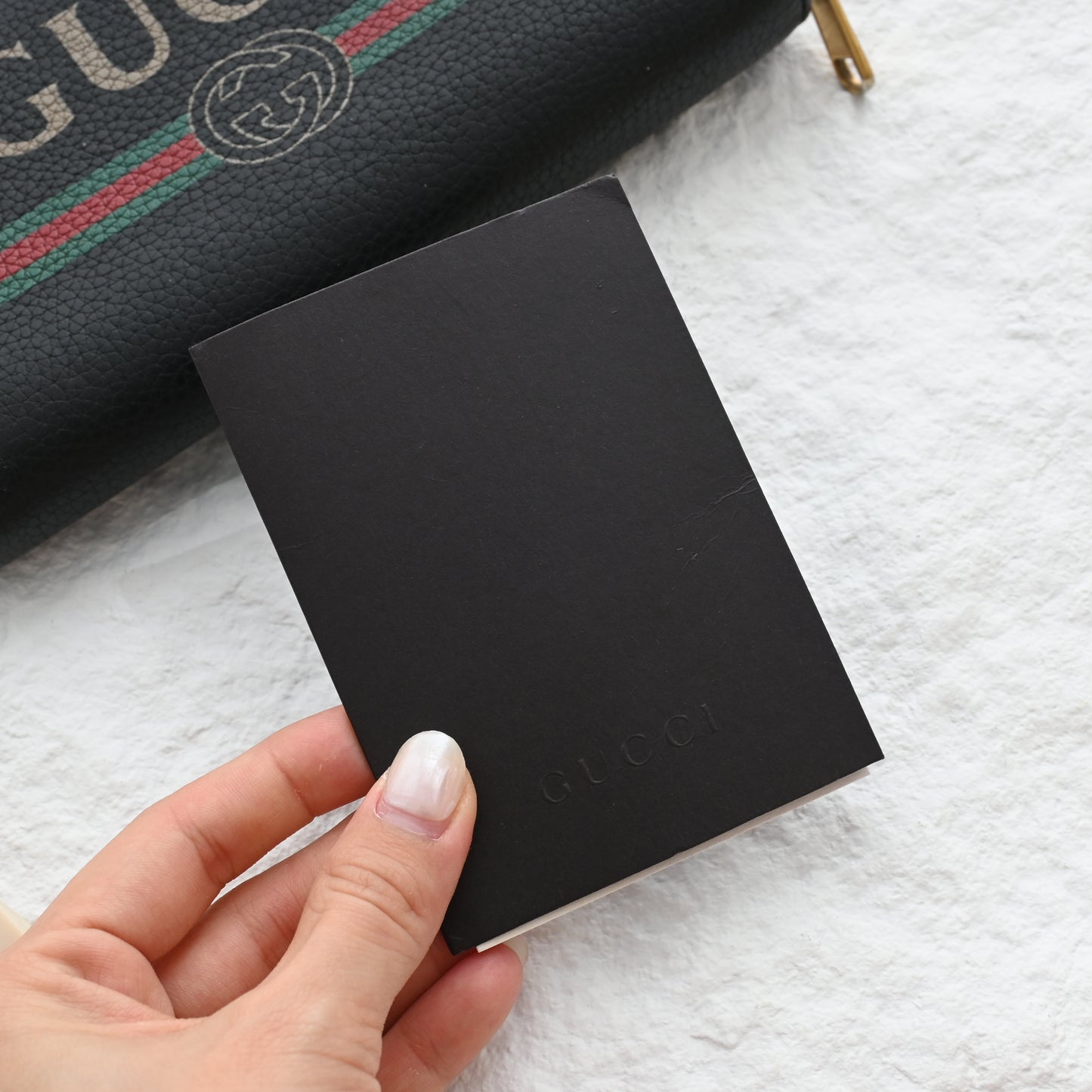 Gucci Print Zip Around Wallet