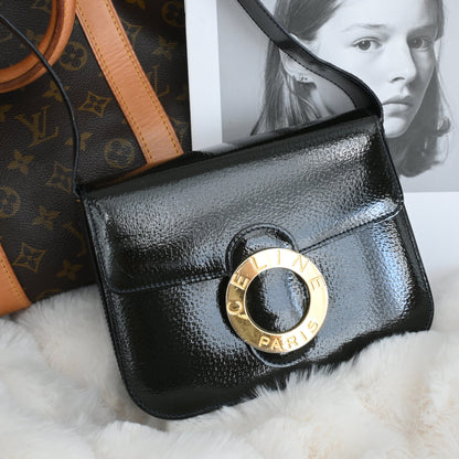 Celine Ring Clasp Shoulder Box Bag