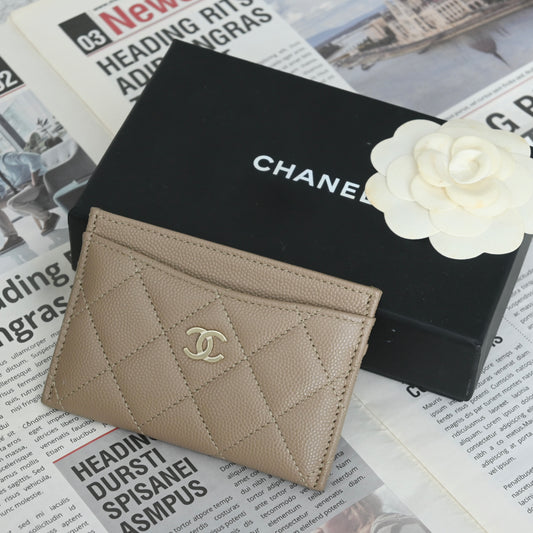 Chanel Classic Cardholder Beige