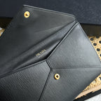 Prada Vitello Move Envelope Wallet 1MF175 - Leluxe Vintage Sdn. Bhd.