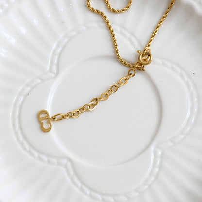 Christian Dior CD Necklace