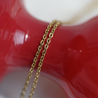 Christian Dior Vintage Heart Shape Necklace with Rhinestones