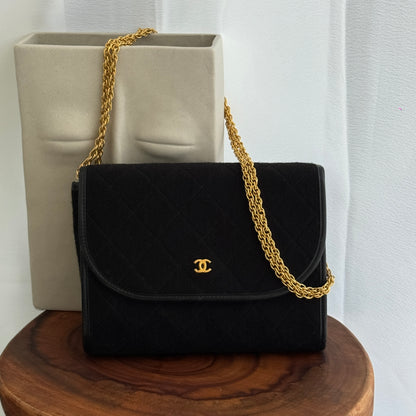 Chanel Matelasse Cotton Jersey Chain Bag