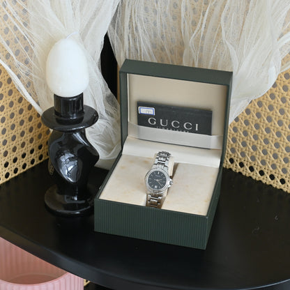 Gucci 9040L Date Black Dial Watch