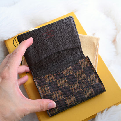 Louis Vuitton Damier Ebene Carte de Visite Cardholder