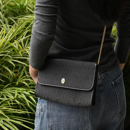 Dior Honeycomb Envelope Chain Crossbody Bag