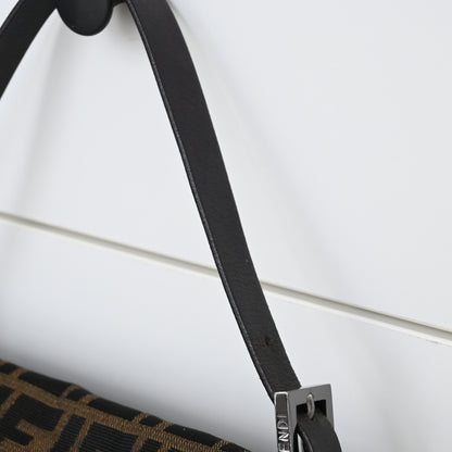Fendi Zucca Mamma Baguette Shoulder Bag