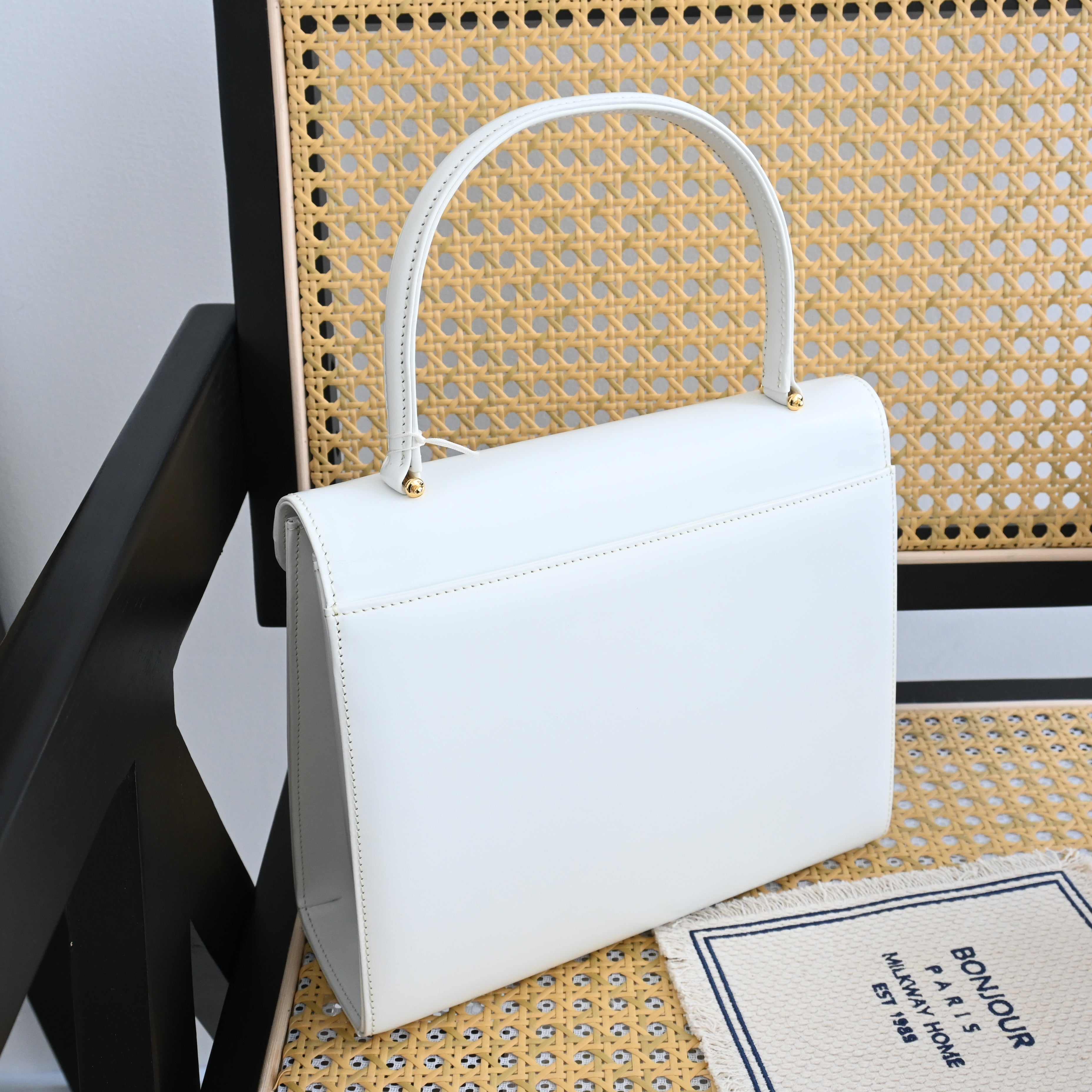Givenchy Kelly White Calfskin