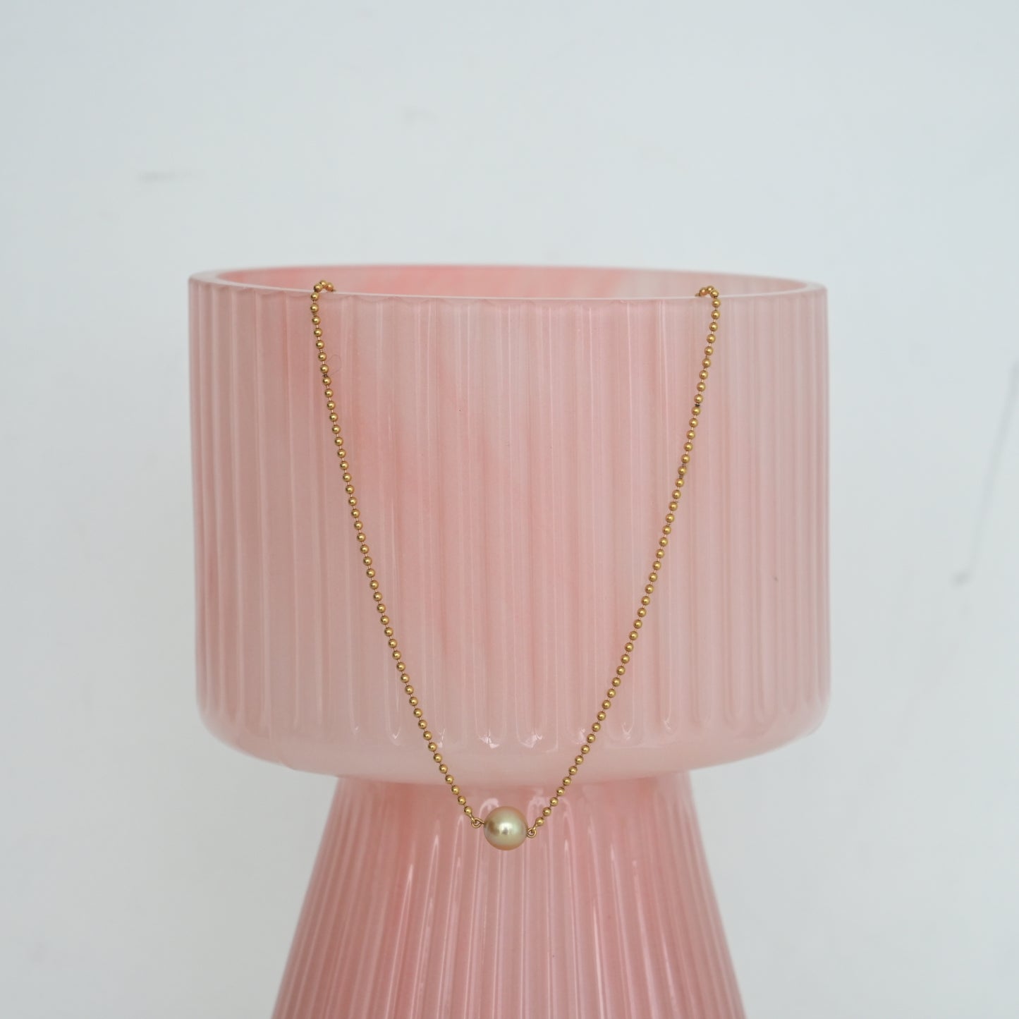 Mikimoto Pearl Necklace 18K Yellow Gold