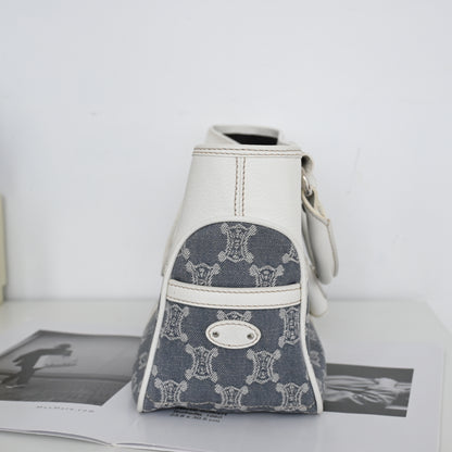 Celine Macadam Denim Boogie Tote