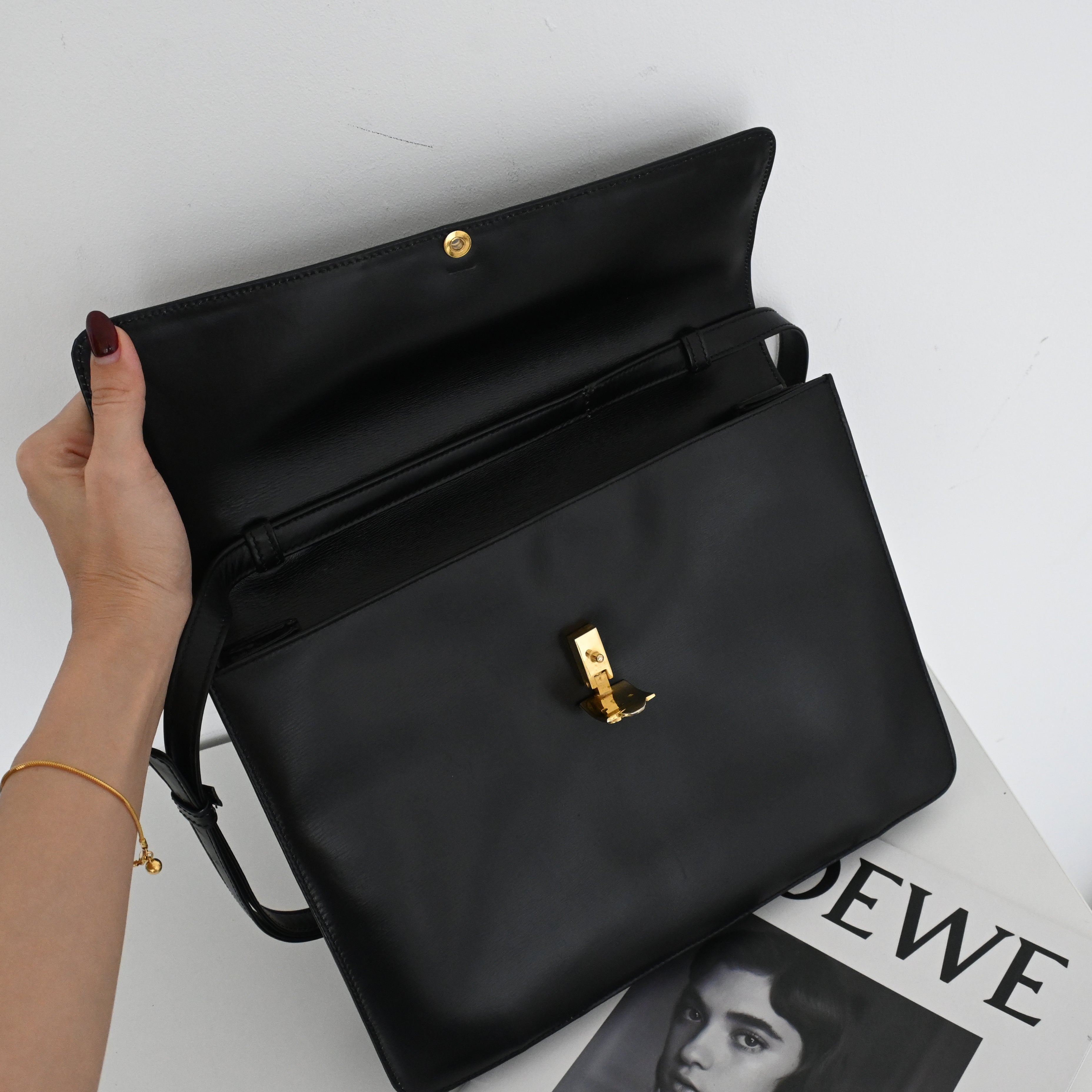 Loewe Anagram Document Bag - Leluxe Vintage Sdn. Bhd.