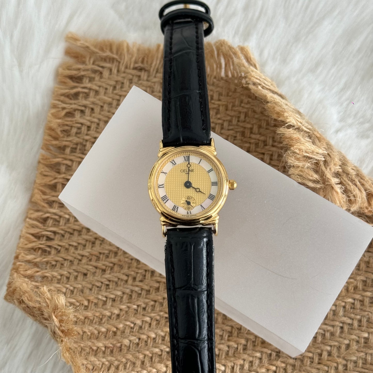 Celine Watch in MOP Vintage