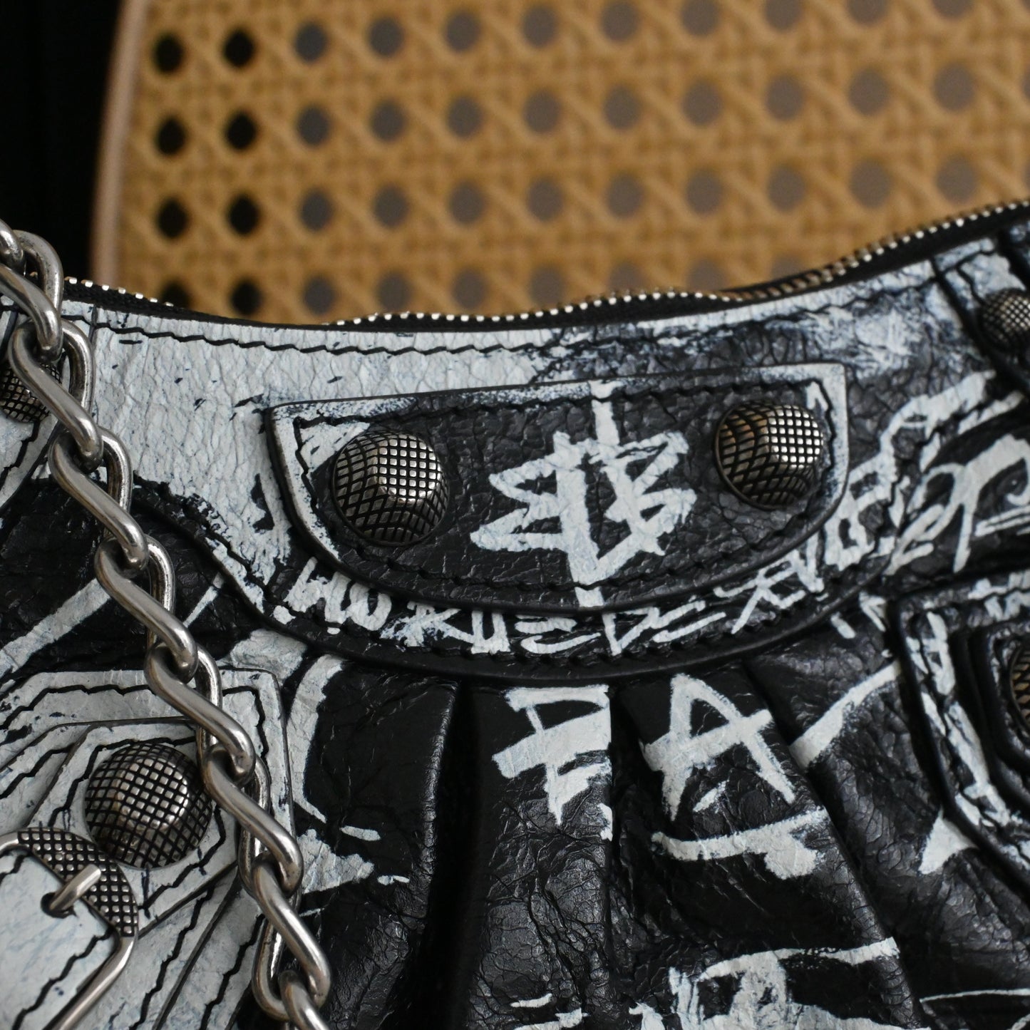 Balenciaga Le Cagole Graffiti XS Mini Bag