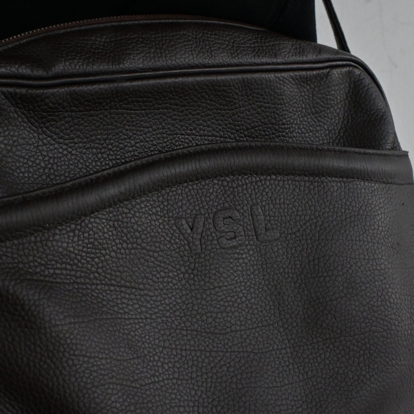 YSL Messenger Bag Grained Calf