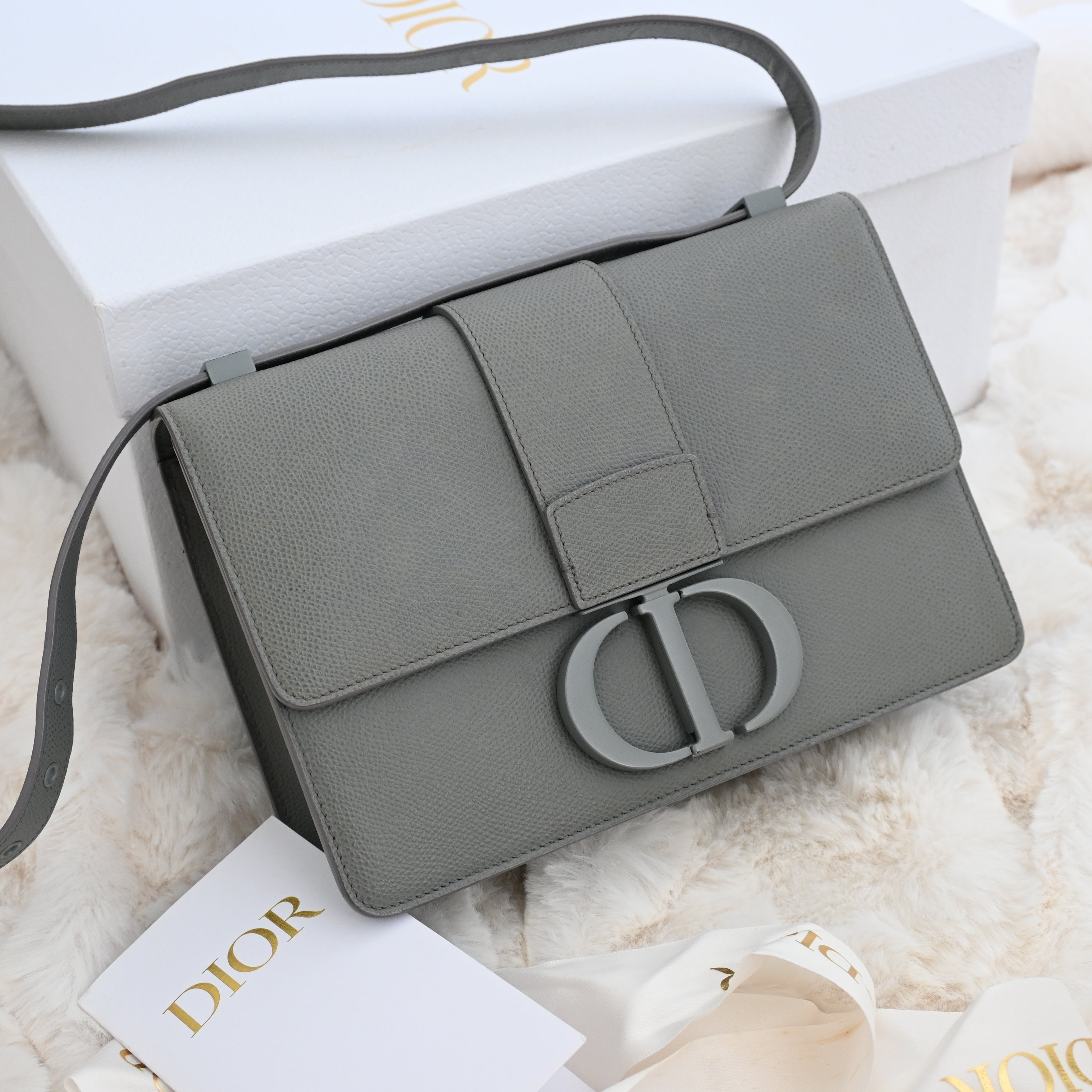 Christian Dior Montaigne 30 Ultra Matte Gray - Leluxe Vintage Sdn. Bhd.