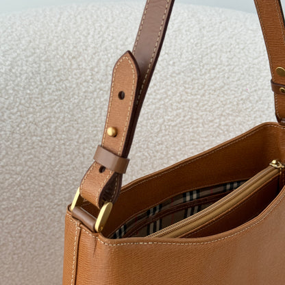 Burberry Brown Shoulder Tote Bag