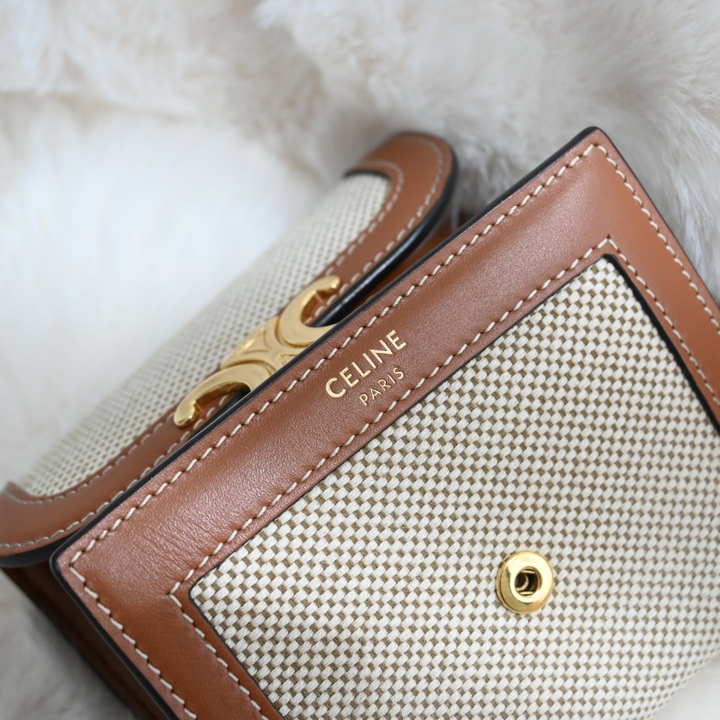 Celine Small Flap Triomphe Wallet