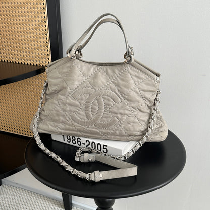 Chanel CC Quilted Wild Stitch Sea Hit Tote