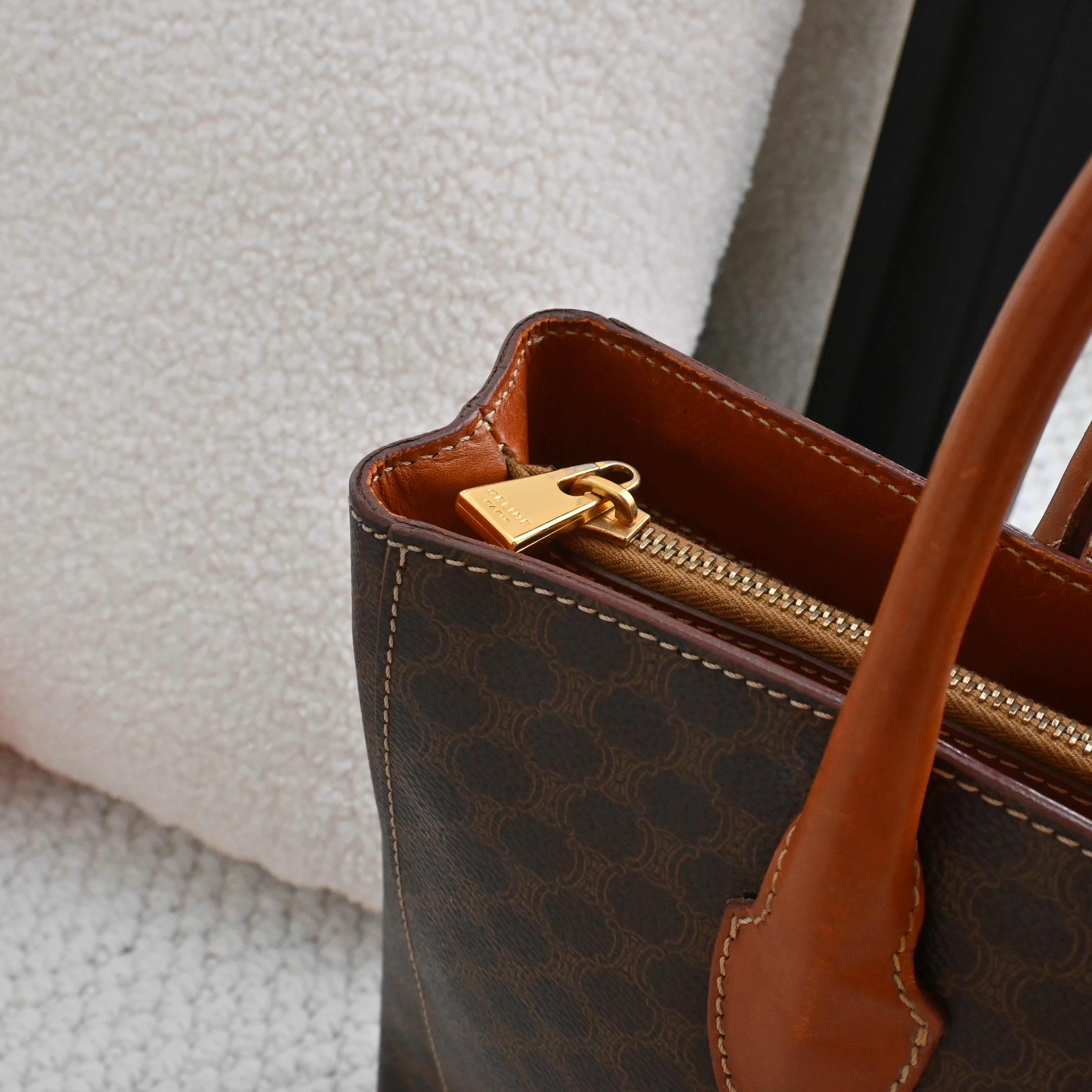 Celine Triomphe Monogram Tote - Leluxe Vintage Sdn. Bhd.