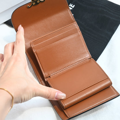 Celine Small Flap Triomphe Trifold Wallet
