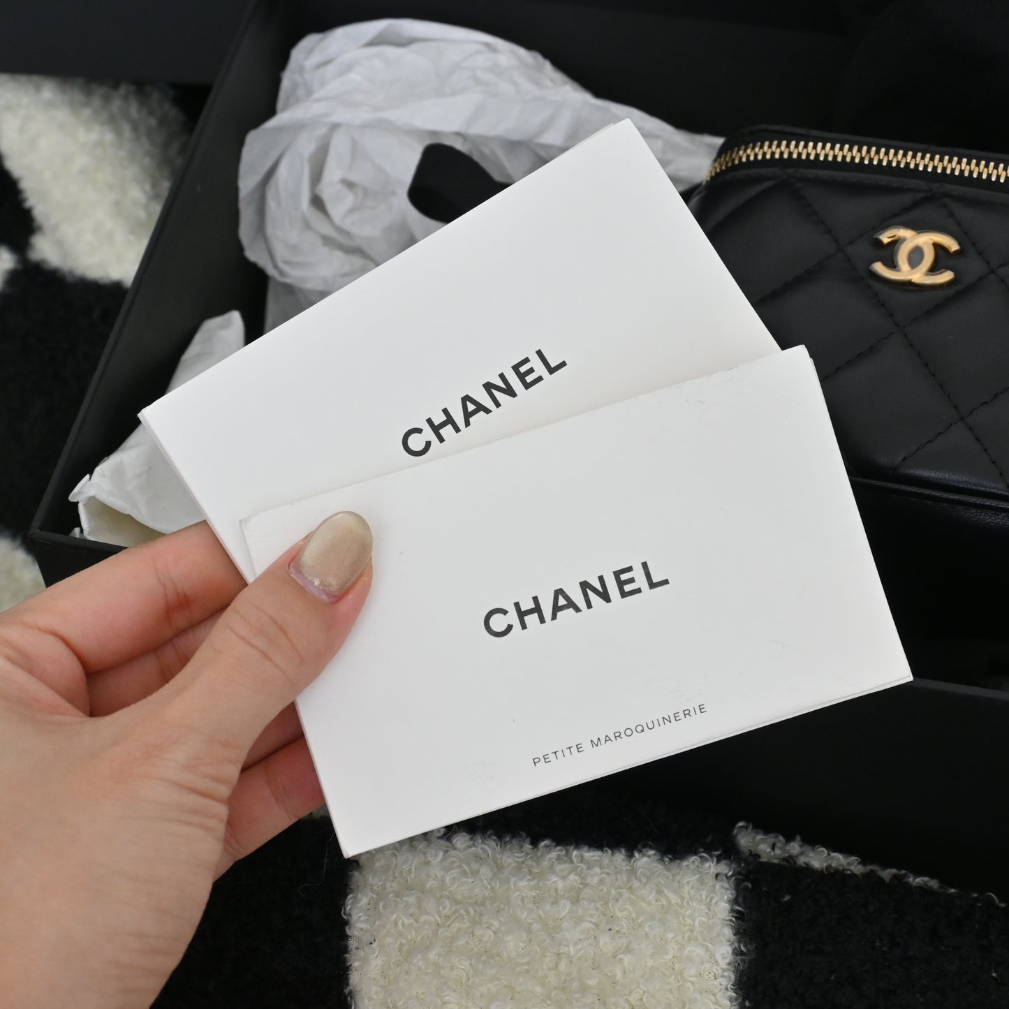 Chanel Mini Vanity Case Pearl Crush