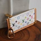 Louis Vuitton x Takashi Murakami Multicolour Pochette Cles - Leluxe Vintage Sdn. Bhd.