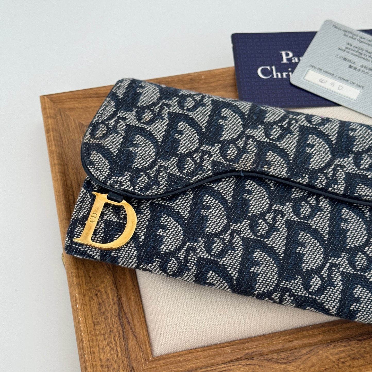 Dior Monogram Long Saddle Wallet