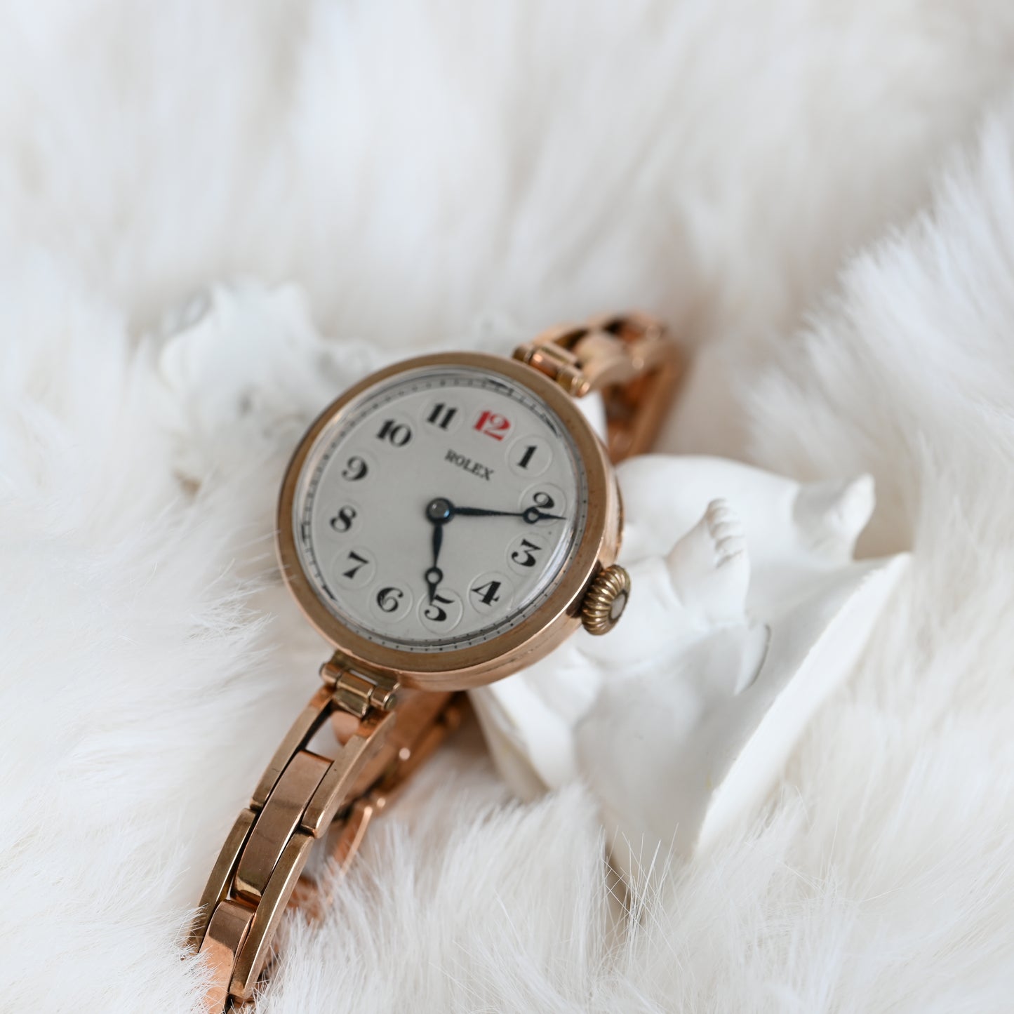 Rolex Breath Watch 9k 375 Hunter Case ref. 24396/06