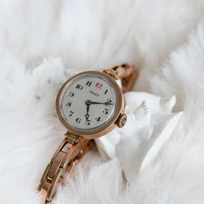 Rolex Breath Watch 9k 375 Hunter Case ref. 24396/06