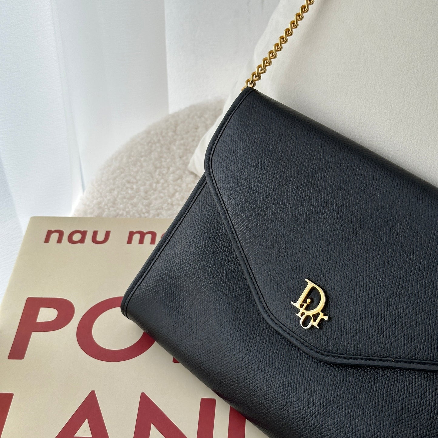 Christian Dior Black Chain Bag - Leluxe Vintage Sdn. Bhd.