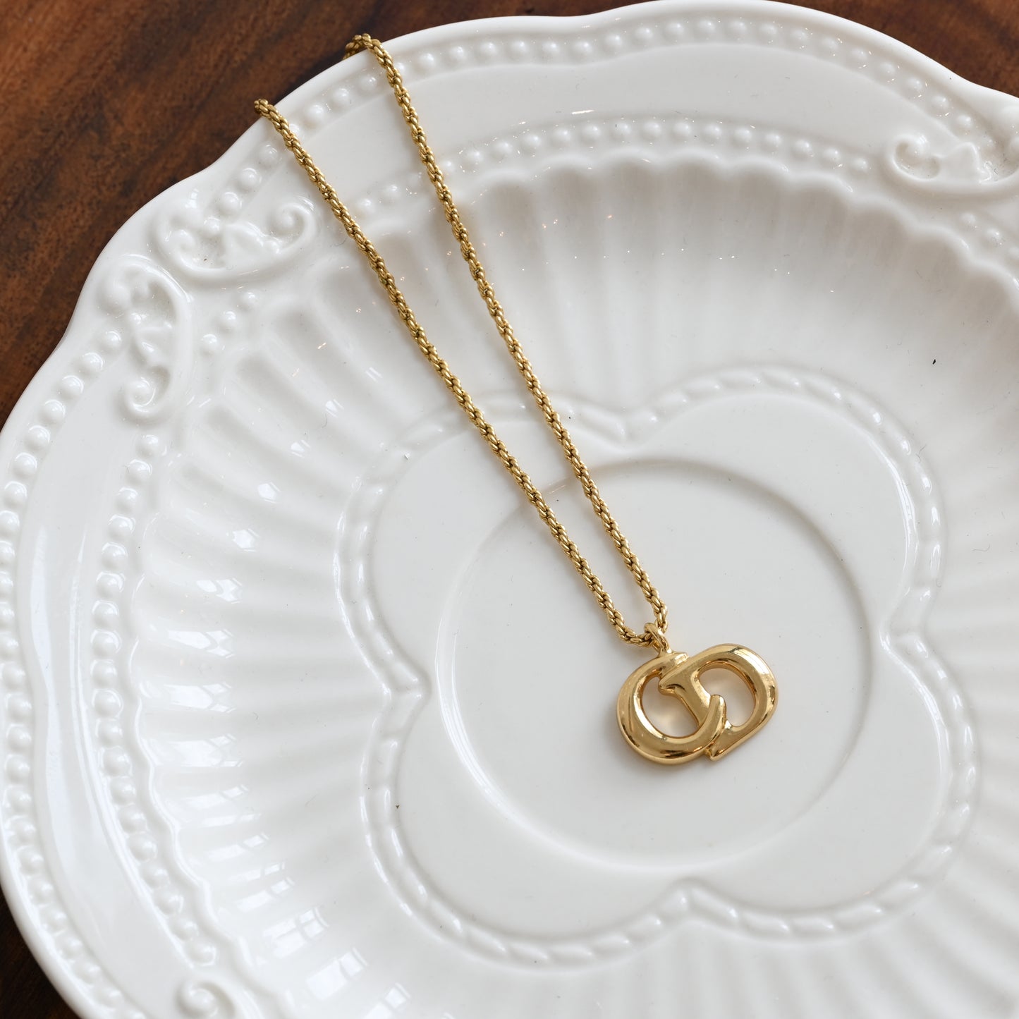 Christian Dior CD Necklace