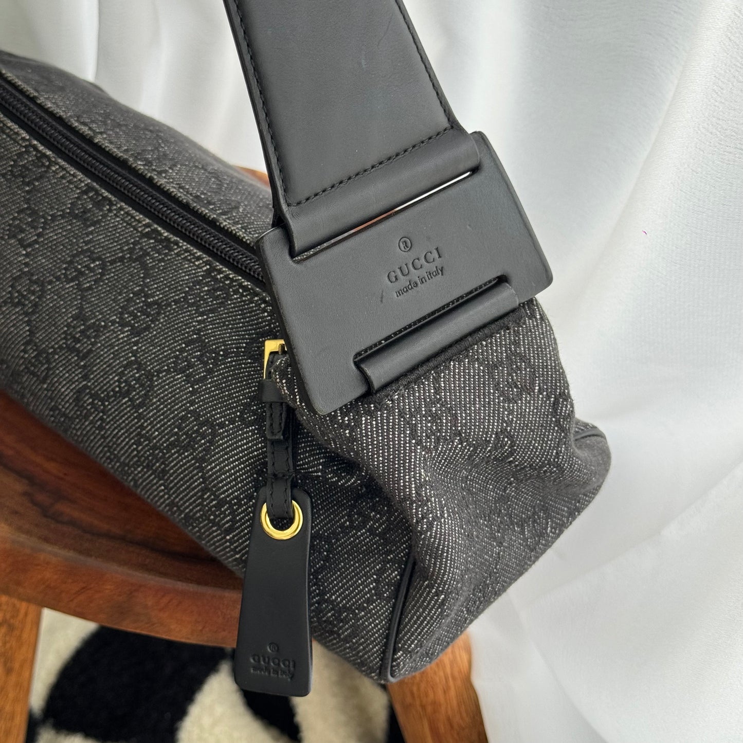 Gucci Black Baguette Bag