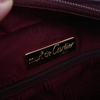 Must de Cartier Burgundy Tote
