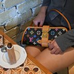 Louis Vuitton x Takashi Murakami Black Multicolour Shirley - Leluxe Vintage Sdn. Bhd.